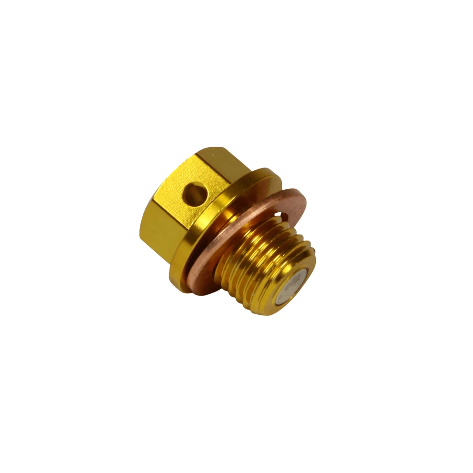RHK Magnetic Sump Plug for Suzuki DRZ 70 2008-2018 >Gold - Image 1 of 1