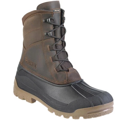 Meindl Cervinia Hombre Botas Nieve Invierno Botas Térmicas Marrón