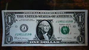 2017 Series $1 Dollar Birthday Note Dec. 19, 1951 J19511219B Good Shape! - Picture 1 of 2