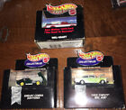 3 HW LoT 55 CHEVY BEL AIR Shelby 1/64 HOT WHEELS OPENING FEATURES RUBBER TIRES