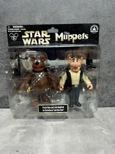 NEW Star Wars The Muppets Fozzie Bear & Link Hogthrob As Chewbacca and Han Solo - Picture 1 of 8