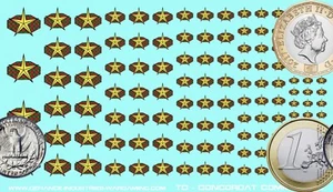 Taurian Concordat - Concordat Commandos - Waterslide Decals for Battletech - Picture 1 of 1