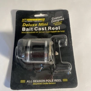 HT Tech Mini Bait Cast Reel MBR-2 - Ice Fishing - Picture 1 of 3