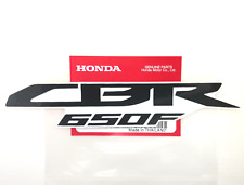 ORYGINALNA Honda CBR650F Naklejka-Napis-CZARNY/BIAŁY-Naklejka-Owiewka