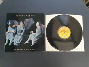 BLACK SABBATH HEAVEN AND HELL 1983 UK PRESS 12" VINYL RECORD LP EX/EX - Picture 1 of 5