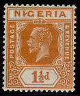 Nigeria Gv Sg17, 1½D Orange, M Mint.