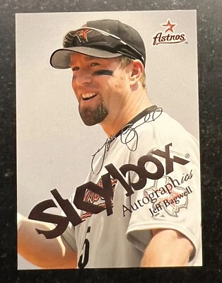 2004 Skybox Autographics Insignia Jeff Bagwell #38 17/150 - Image 1 of 2