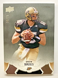 2011 Upper Deck Exquisite Collection Drew Brees #58 34/75 Saints - Picture 1 of 5