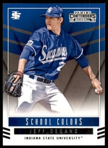 2015 Panini Contenders School Colors Jeff Degano Indiana State Sycamores #25