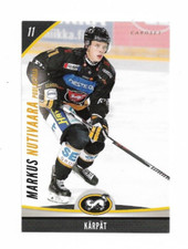 2015-16 Finnish League Cardset #263 Markus Nutivaara (San Jose Sharks)