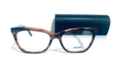 GAFAS PRADA JOURNAL VPR 24S UEO-1O1 MARRÓN TORTUGA RX 53-16-140 MM ITALIA Foto 1 de 4