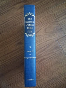 Die Predigtumriss Bibel Nicoll 1988 Band 3 Psalm 77 - Lied Salomos. Sehr guter Zustand € - Bild 1 von 13