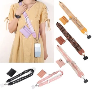 with Wallet Phone Crossbody Lanyard With Zipper Pocket Phone Accessories - Photo 1 sur 21