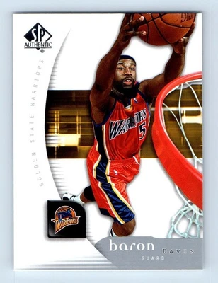 2005-06 SP Authentic Baron Davis Golden State Warriors #25 - Image 1 of 2