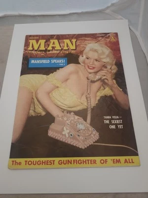 JANUARY 1958 MODERN MAN MAGAZINE JAYNE MANSFIELD COVER VF- Foto 1 de 3