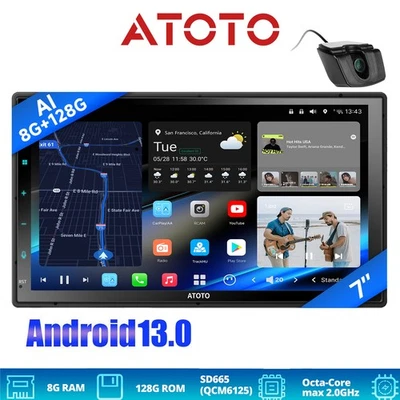 ATOTO XI0 7" DAB+ Flagship Android Auto Radio AI Voice Assistant 4G LTE 8+128GB