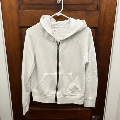 Sudadera con capucha Sundry para mujer cremallera completa algodón blanco talla 0 $128 Foto 1 de 4