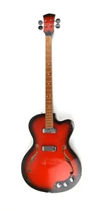 Guitarra semiacústica soviética vintage LVOV bajo - 4 cuerdas - Imagen 1 de 11
