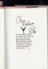 Charles Bukowski In Antiquarian Collectible Books For Sale - 