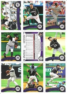 2011 Topps Colorado Rockies Master Team Set S1 S2 Update Inserts (52) - Picture 1 of 3