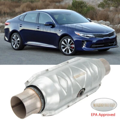 For Kia Optima 2.5" Inlet/Outlet Catalytic Converter w/ Heat Shield EPA Approved - Изображение 1 из 4
