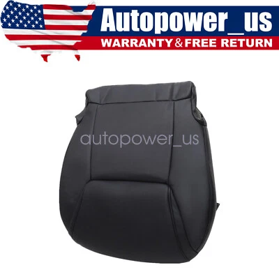 2008 2009 2010 For Lexus Lx570 Passenger Bottom PERF Leather Seat Cover Black - Image 1 of 4