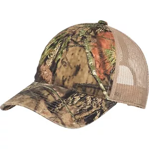 Unstructured Camo Hat Mesh Back Realtree Xtra Mossy Oak Baseball Cap Adjustable - Picture 1 of 4