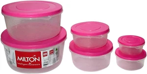 Mixing Bowl Set with Lids; Kitchen Food Storage Containers, Plastic Airtight Nes - Picture 1 of 5