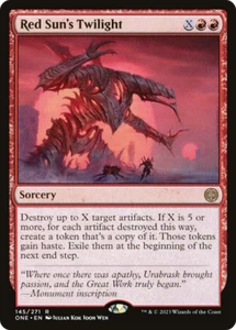 x4 Red Sun's Twilight ONE MTG 145/271 RARE M/NM 4x - Bild 1 von 1