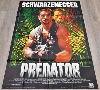 Predator French Movie Poster Original 47"63 1987 Schwarzenegger - Bild 1 von 4