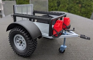 1/10 RC Crawler Trailer Anhänger (3D Druck) mit allem Zubehör - Bild 1 von 6