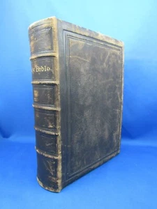 1884 Holy Bible Translated Original Tongues American Bible Society Genealogy Ma - Bild 1 von 10
