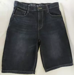 Pantalones de mezclilla FREE PLANET niño azul bermudas talla 16 100 % algodón - Imagen 1 de 11