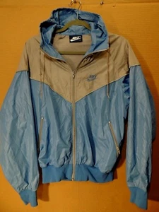 Giacca donna vintage originale Nike Windrunner Tarheel blu TAG M RARA!! - Foto 1 di 3