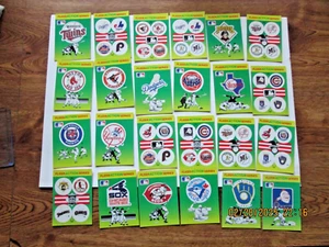 24 BASEBALL-TEAMS BASEBALL-QUIZ-SAMMELKARTEN. Fleer 1990. - Bild 1 von 2