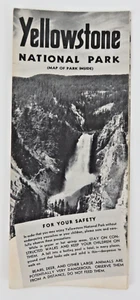 Vintage Yellowstone Nationalpark Reiseprospekt 1951 - Bild 1 von 5