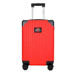 Ohio State University Buckeyes Premium 2-Toned 21" Carry-On Hardcase in RED - Picture 1 of 5