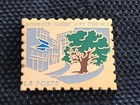 b PINS PIN ENAMEL POST LA POSTE PTT RUBAIX FOSSE AUX CHENES ARBRE EGF