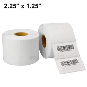 2.25"x1.25" Direct Thermal Labels for UPC Barcodes Zebra Printer -1000 Per Roll - Picture 1 of 8