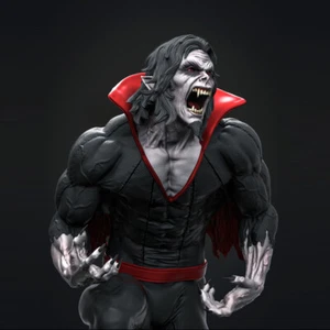 3D print Figure Morbius 1/8 23cm Model Kit Unpainted Unassembled Garage Kit - Picture 1 of 7