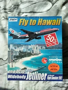 FLY TO HAWAII For Microsoft FLIGHT SIMULATOR 2002 PC GAME - Picture 1 of 6