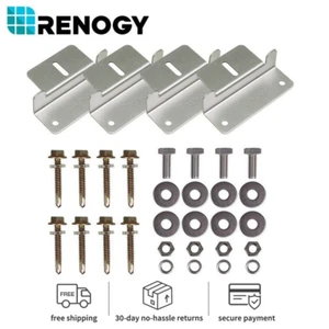 Juego de soportes Z para paneles solares Renogy para montaje de paneles solares techo plano pared - Imagen 1 de 28