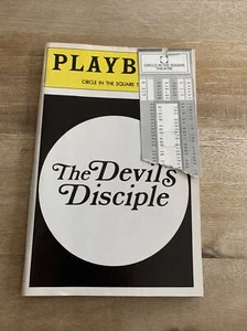 The Devil's Disciple New York Playbill con talones de boletos originales 1988 Circle NYC - Imagen 1 de 5