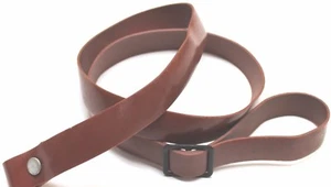 Romanian Brown Vinyl Rifle sling 39inL x 13/16inw adjustable each E8900 - Picture 1 of 6