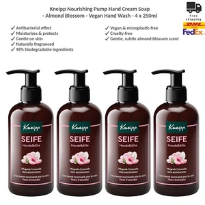 Kneipp Cremige Handseife Mandelblüte Vegane Pflege-Seife mit Natürlichem Duft x4 - Bild 1 von 4