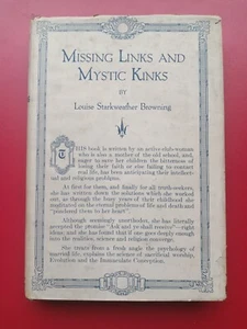 HTF VTG 1924 BOOK◾*MISSING LINKS AND MYSTIC KINKS*◾LOUISE STARKWEATHER BROWNING  - Picture 1 of 12