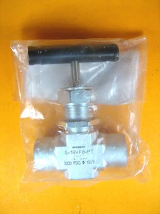 Swagelok - S-18VF8-PT - Steel 1/2" Needle Valve, 3000 PSIG @ 100°F - Picture 1 of 6
