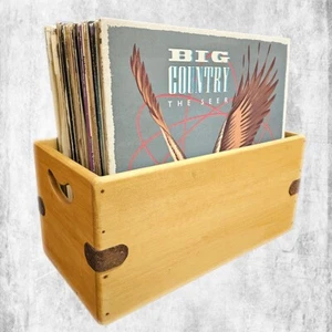 Shorty Record Box 12 Inch Vinyl Storage Display Crate 35 Sleeves - Picture 1 of 5