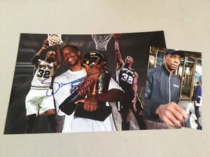 SEAN ELLIOTT San Antonio Spurs signed In-Person photo 8 x 12 autograph + proof - Picture 1 of 1