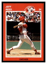 1989 Kahn's Cincinnati Reds #NNO Jeff Reed Cincinnati Reds ~A8U